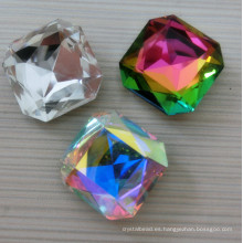 Cuentas de cristal cuadrado de piedra de la joyería Dz4675